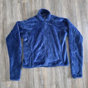 Patagonia Women's Blue Fleece Zip-Up Jacket Size M